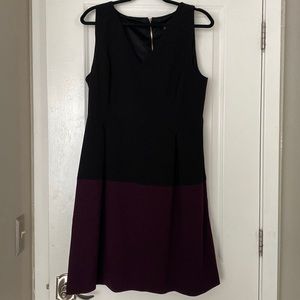 Black & Purple Tommy Hilfiger Shift Dress Size 16 Barely Worn